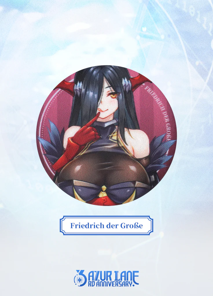 Azur Lane | 3D Pin Badge | 3rd Anniv - Image 3