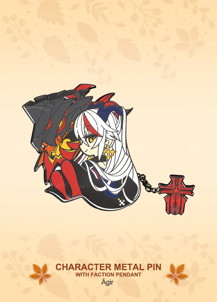Azur Lane | Character Metal Pin with Faction Pendant | Thanksgiving - Image 4