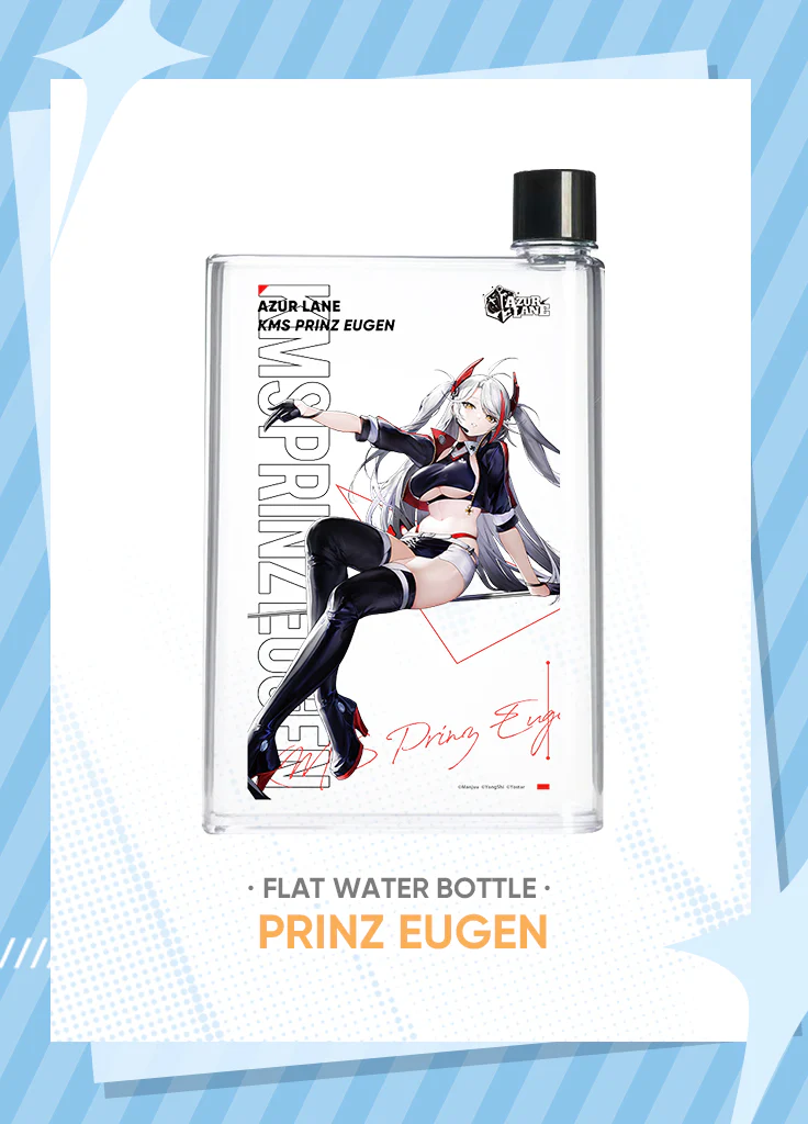 Azur Lane | Flat Water Bottle | Summer Supply 2022 - Image 3