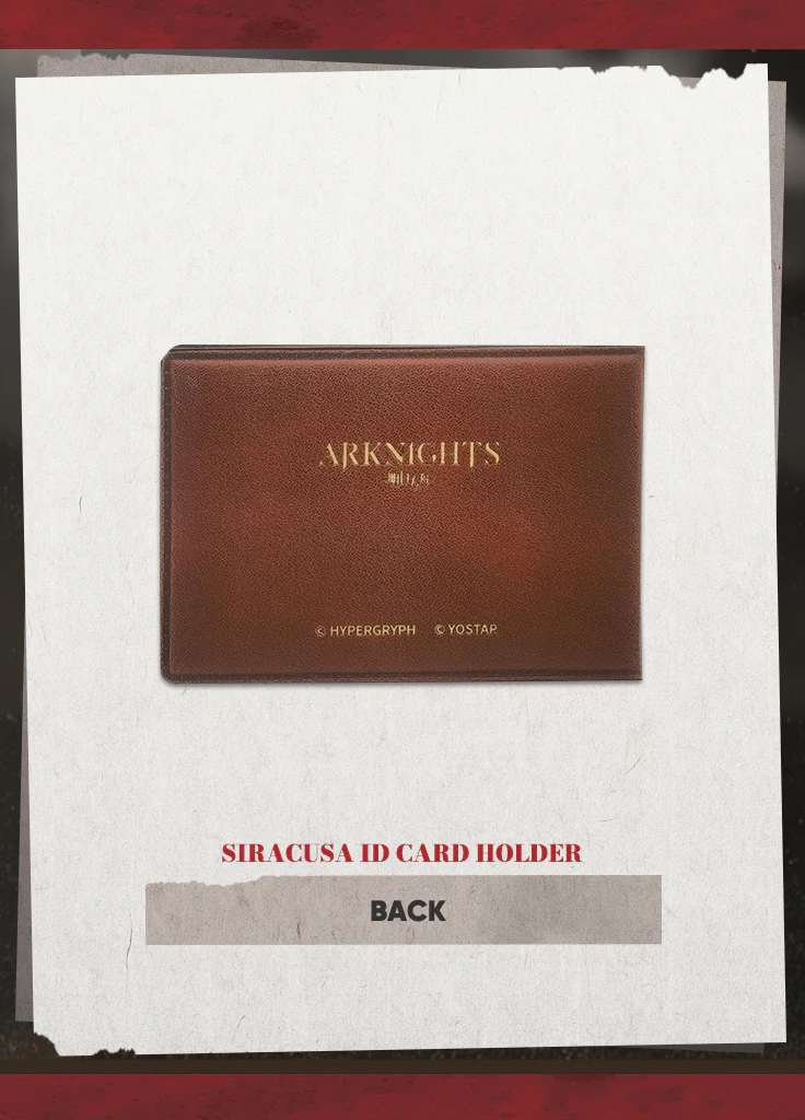 Arknights | Siracusa ID Card Holder | Thank-You Celebration 2023 - Image 3